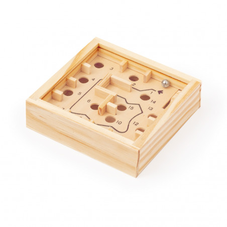 Jogo de habilidade labirinto obstáculos de madeira para presentear