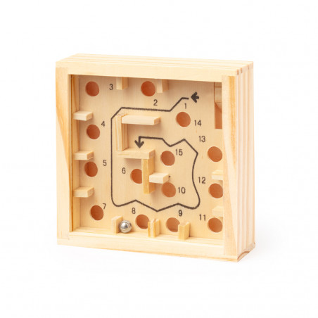 Jogo de habilidade labirinto obstáculos de madeira para presentear