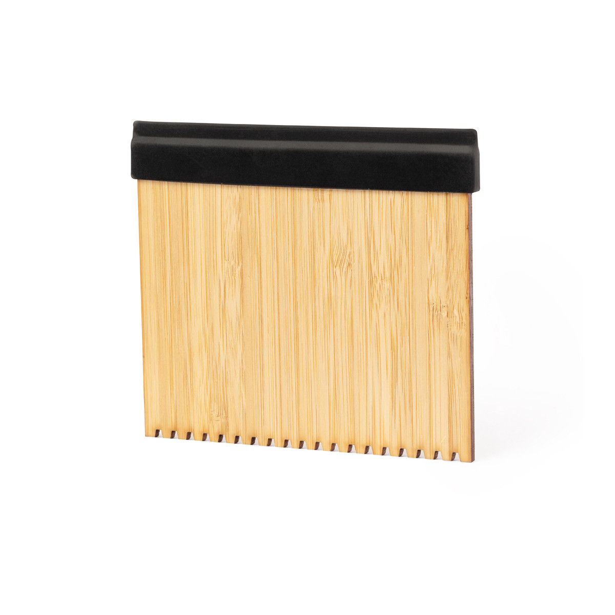 Raspador de gelo de bambu para dar de presente