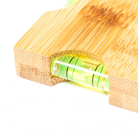Chaveiro ferramenta multifuncional de bambu para dar de presente