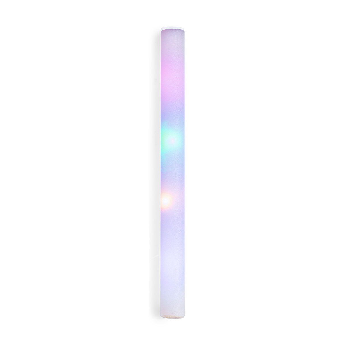 Barra de luz LED com detalhes coloridos para festas e eventos