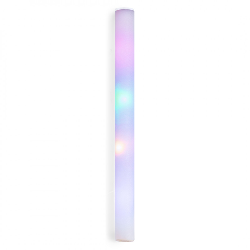 Barra de luz LED com detalhes coloridos para festas e eventos