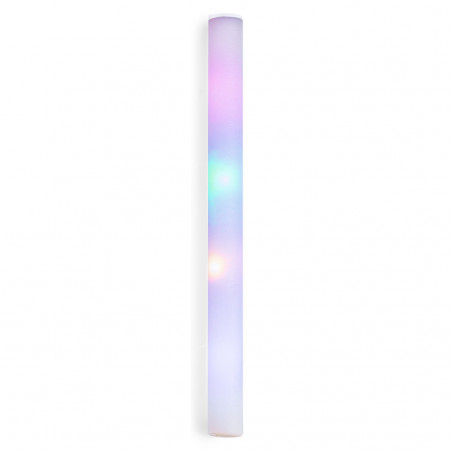Barra de luz LED com detalhes coloridos para festas e eventos