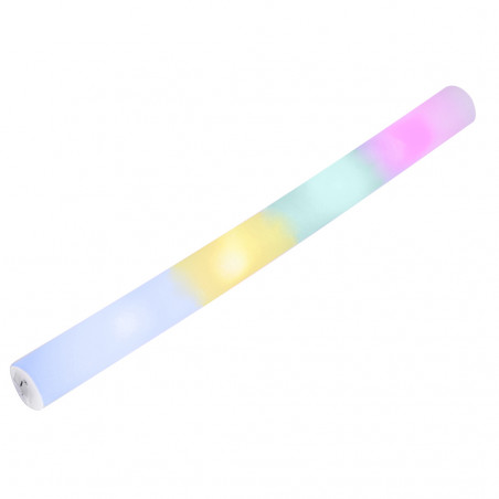 Barra de luz LED com detalhes coloridos para festas e eventos