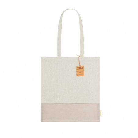 Bolsa feita de algodão em cores naturais