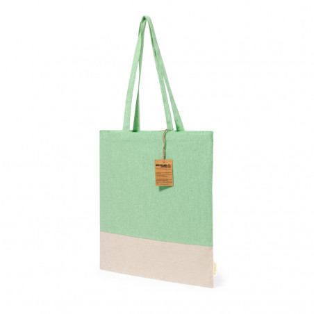 Bolsa feita de algodão em cores naturais