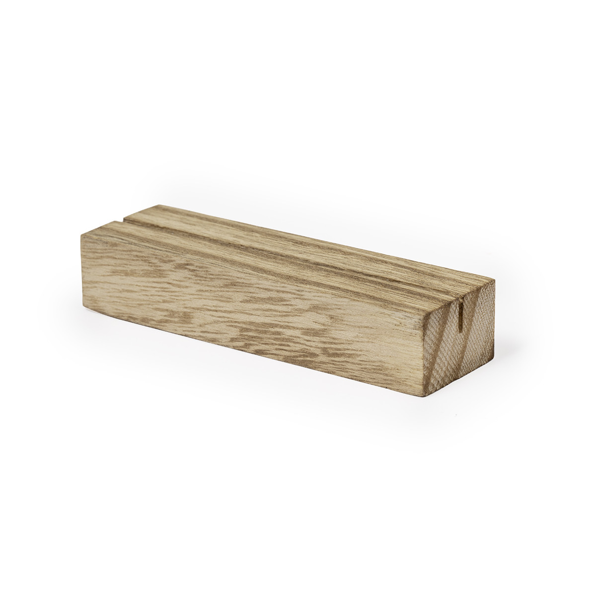Suporte de Madeira para Placas e Cartões Elegância Natural e Versatilidade