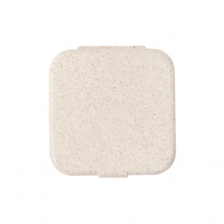 Estojo porta clipes feito de material reciclado para dar de presente