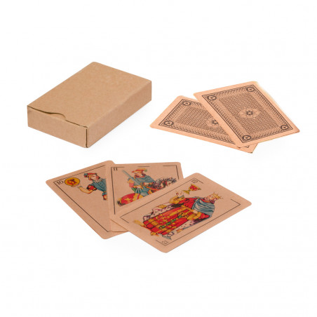 Baralho espanhol acabado em kraft 50 cartas