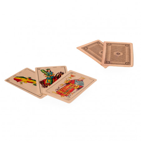 Baralho espanhol acabado em kraft 50 cartas
