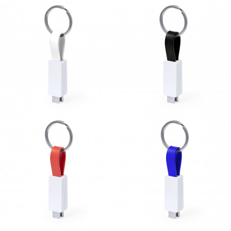 Carregador de chaveiro USB tipo C como presente