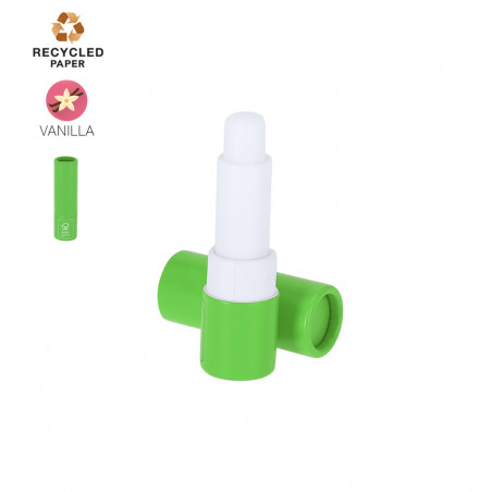Bálsamo labial de papel reciclado