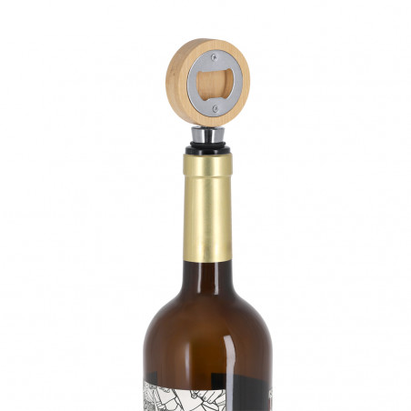 Tampa de vinho com abridor