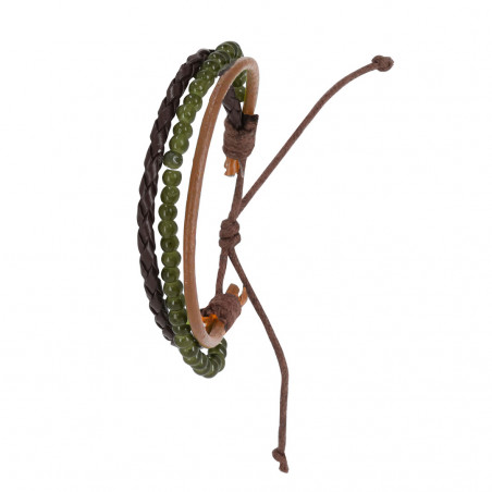 Pulseira de couro para presentear