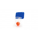 Bola e cesta de basquete