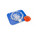 Bola e cesta de basquete
