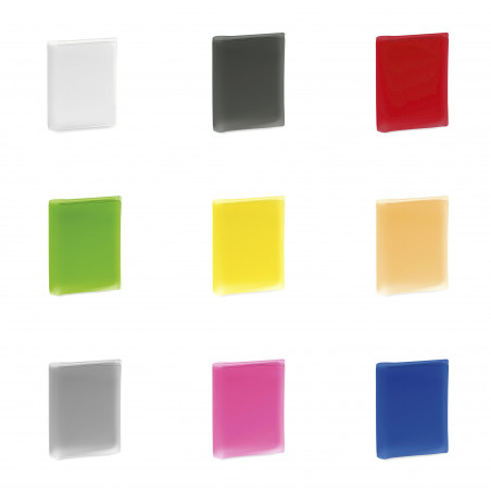 Porta-cartões de PVC em cores sortidas com 6 compartimentos