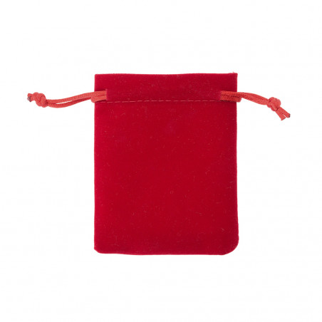 Bolsa de camurça na cor preta com cordão