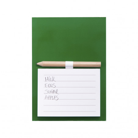 Caderno com ímã