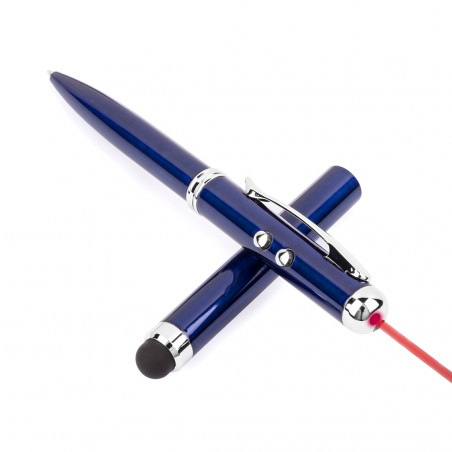 Caneta com laser em estojo