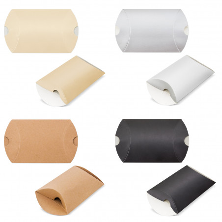 Caixa de Papelão Tipo Almofada 9x10cm Ideal para Apresentações Elegantes