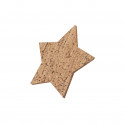 Porta-copos em forma de estrela com adesivo herbal personalizável para detalhes