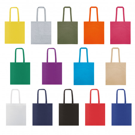 Bolsas de Algodão em Múltiplas Cores Detalhe Prático e Sustentável para Eventos