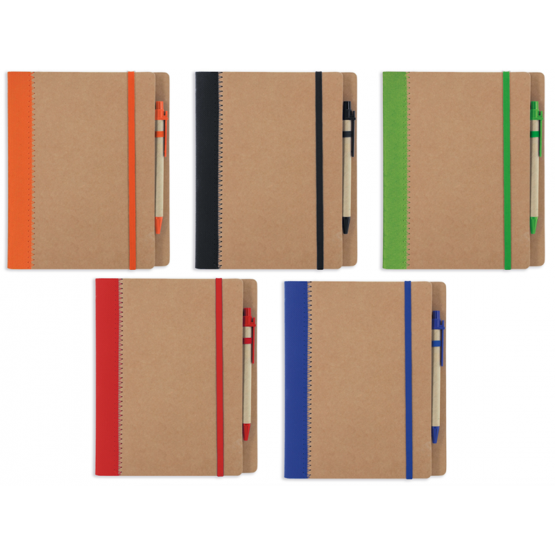 Caderno A5 de papelão