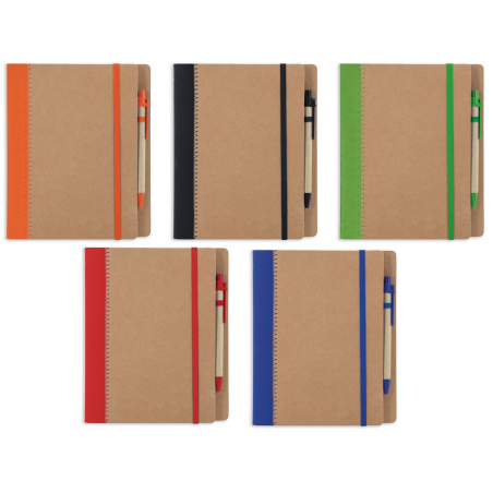 Caderno A5 de papelão