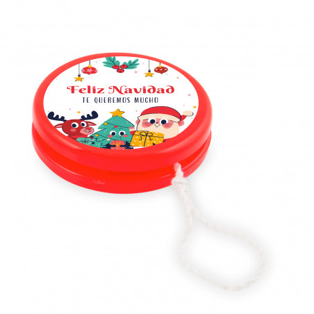 Eu eu com adesivo de 3 cm natalino personalizável para detalhes