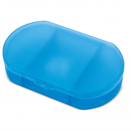 Pastilheiro azul trizone personalizado com adesivo de criança para comunhão