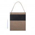 Pizarra de madeira natalina em envelope personalizado para o Natal