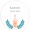 Adesivo de 3 cm personalizável