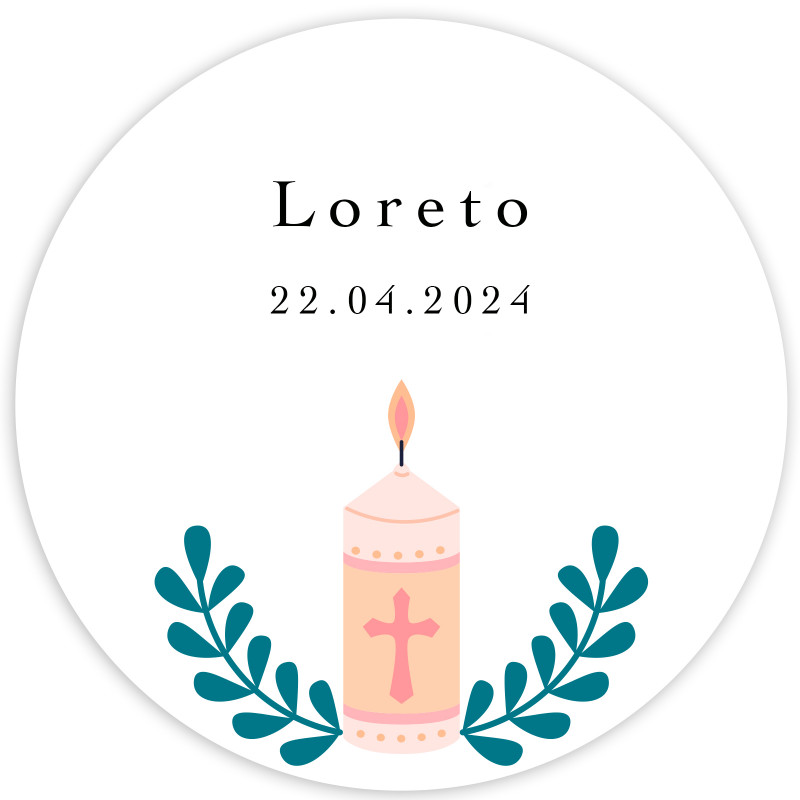 Adesivo de 3 cm personalizável