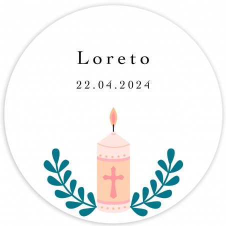 Adesivo de 3 cm personalizável