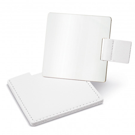 Espelho em estojo com adesivo 5x5cm design elefante personalizado para lembranças