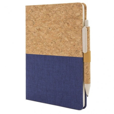 Caderno de cortiça personalizado com adesivo de menino para comunhão