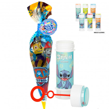 Cone de doce com ponto pompero para detalhes