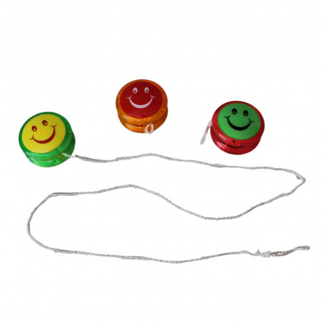 Ioiô colorido com rosto sorridente para dar de presente de aniversário