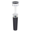Saca-rolhas e tampão de vinho com bomba de vácuo em elegante estojo com cartão de batismo personalizável para detalhes