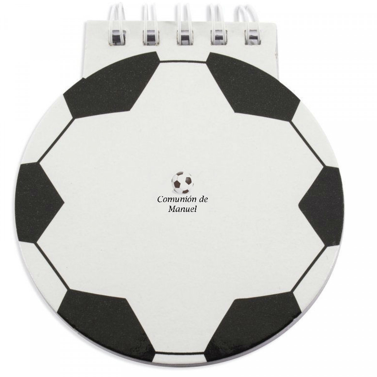 Caderno de futebol personalizado