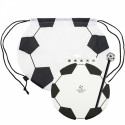 Bolsa de futebol com caderno e lápis personalizados para detalhes do evento