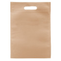 Caderno de cortiça na cor creme personalizado com adesivo de casamento e bolsa para presentear