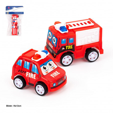 Caminhões de bombeiros de brinquedo 2 unidades para pinata de aniversário ou detalhe de presente