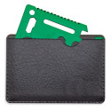 Multiherramenta azul em estojo com adesivo personalizado para comunhão de menino