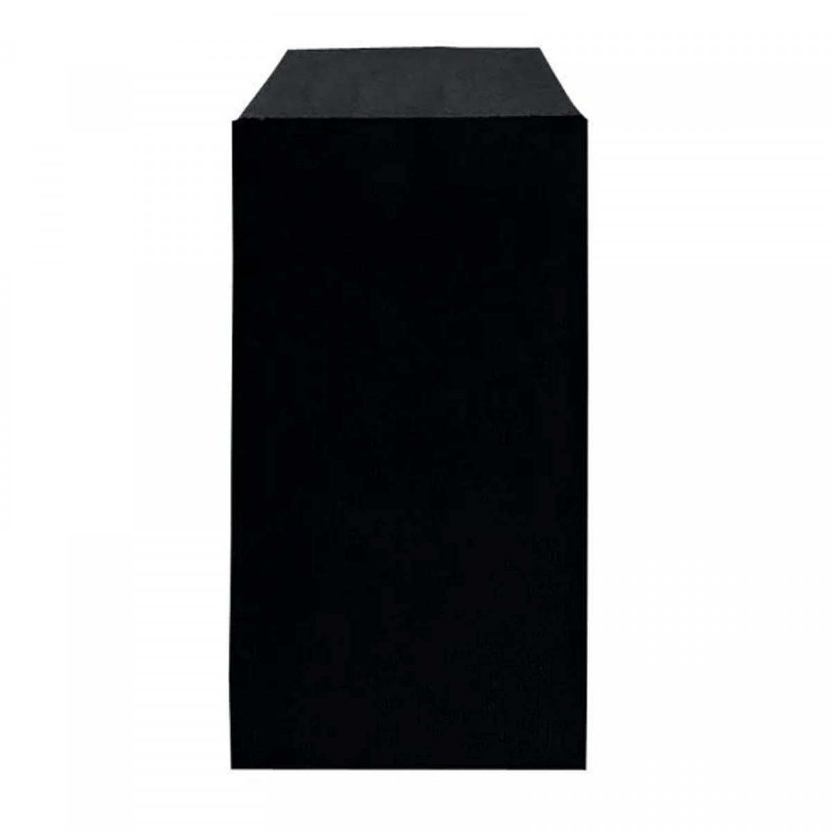 Sobre de apresentação de papel kraft preto 7x13
