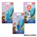 Chaveiro do Frozen em bolsa personalizada com adesivo e pirulito azul para detalhes