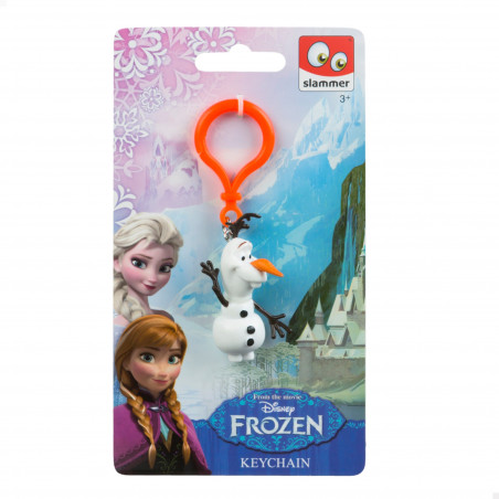 Chaveiro do Frozen em bolsa personalizada com adesivo e pirulito azul para detalhes