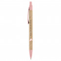 Caneta eco com adesivo de pomba rosa transparente para detalhes