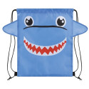 Mochila tubarão em bolsa tubarão para detalhes